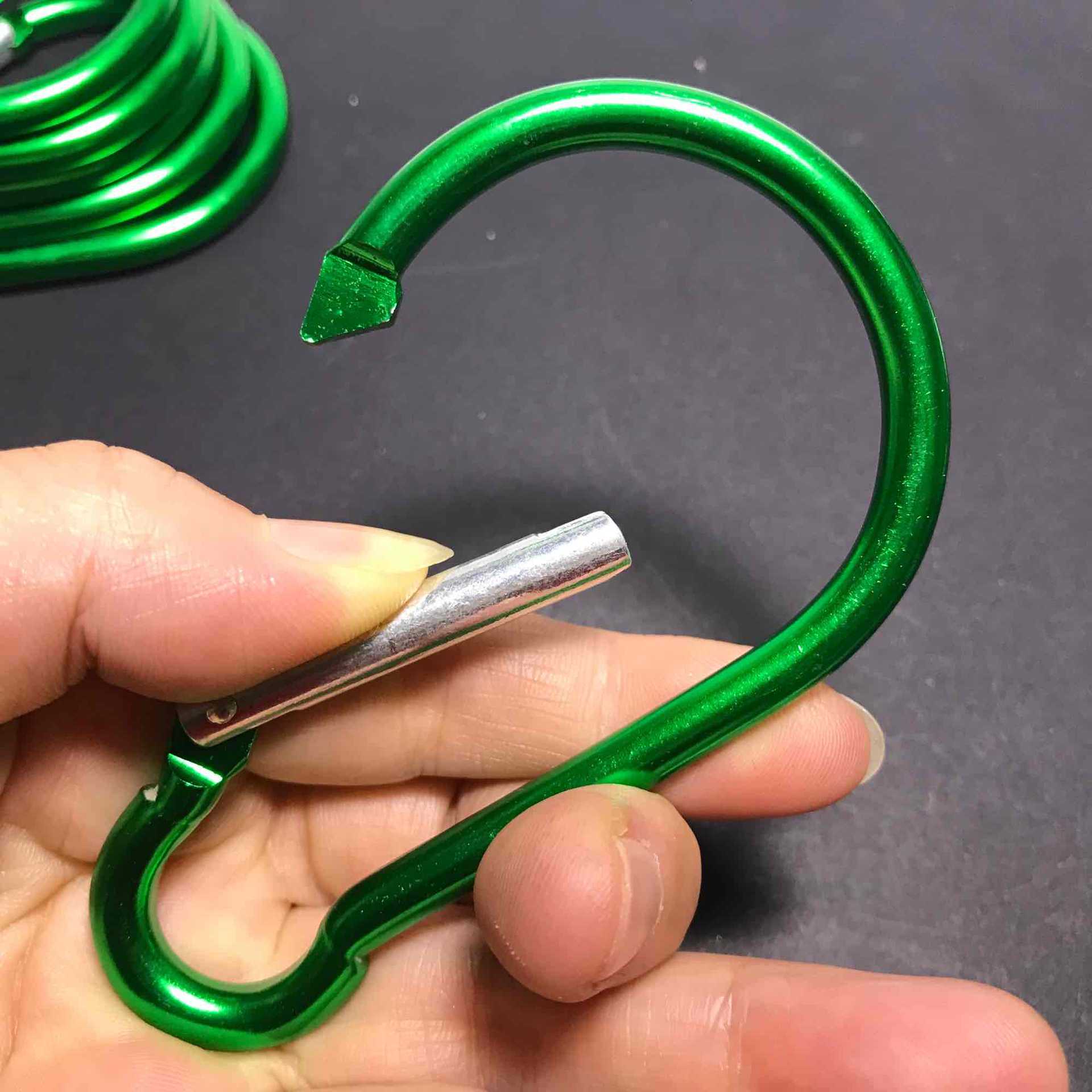 安全背包登山挂钩葫芦型登山扣铝合金属登上扣户外用品亚马逊热卖