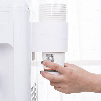 取杯器免打孔饮水机放一次性装商用家用纸杯架水杯子的塑料架子抽