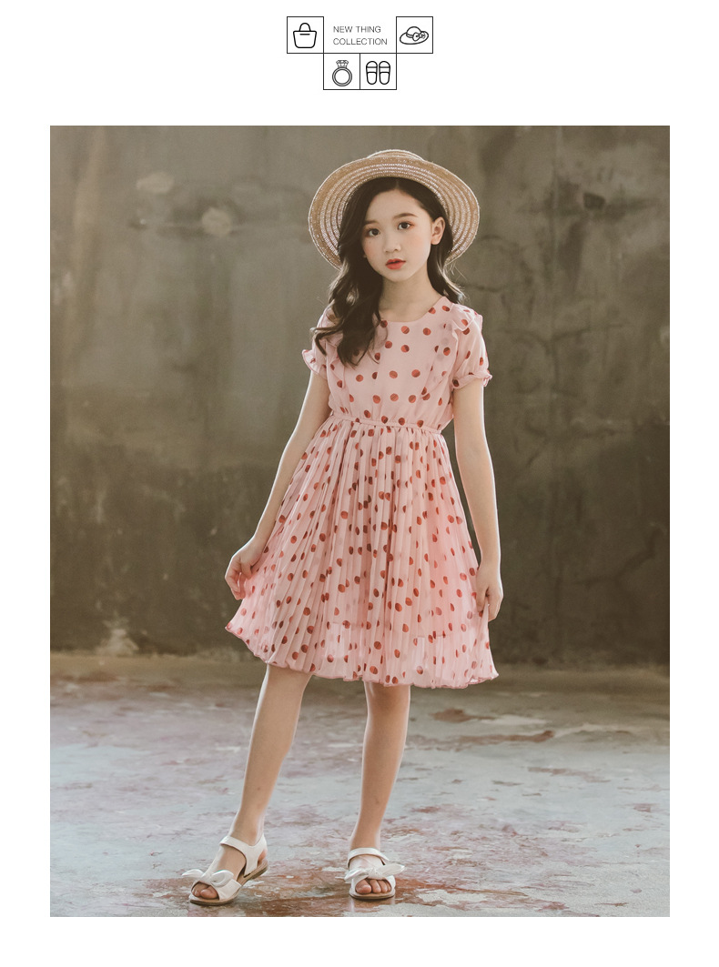 女童夏装2019新款儿童装洋气网红连衣裙大童公主裙夏季小女孩裙子