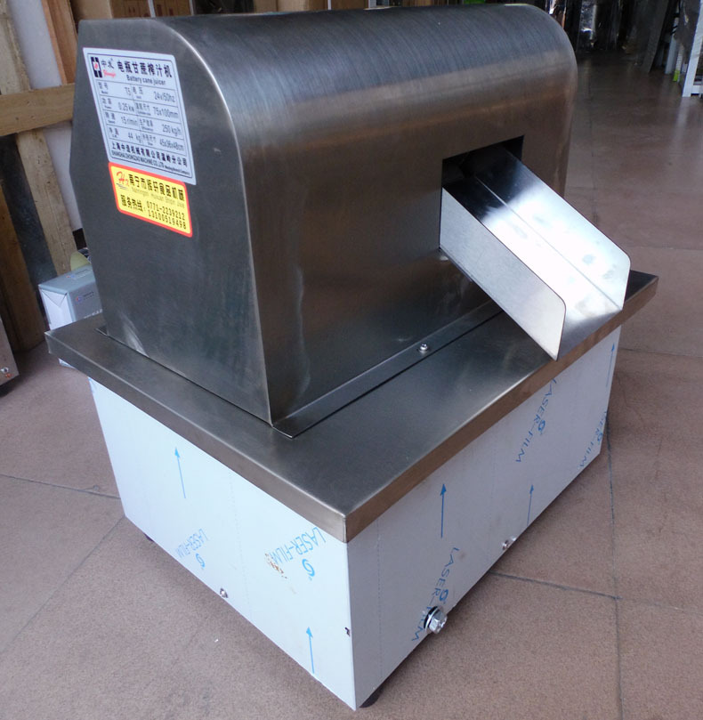 立式电动榨甘蔗机 电瓶榨汁机 甘蔗榨汁机 流动式甘蔗榨汁机