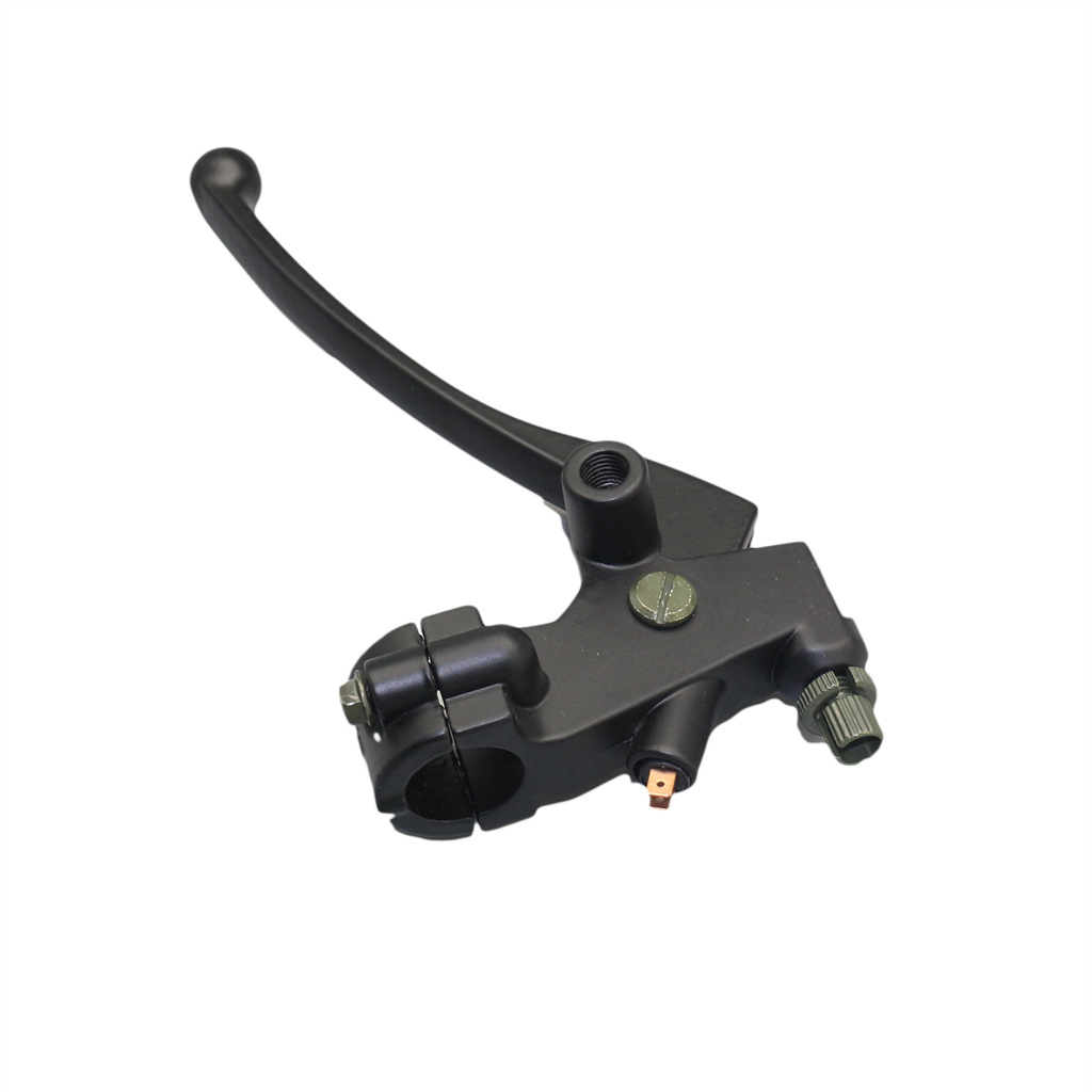 摩托车配件钱江蓝宝龙qj150-17a左离合手柄刹车手柄及镜座上泵杆