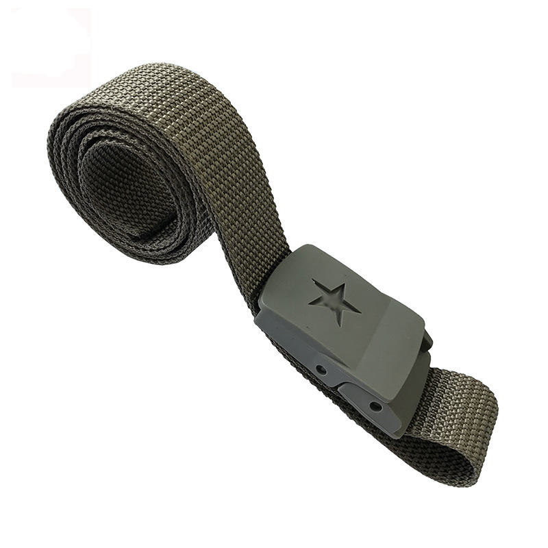 厂家现货批发学生军训内腰带夏令营户外训练军灰色编织 军训腰带