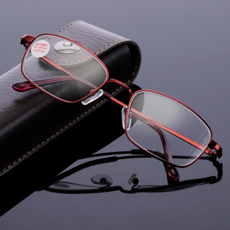 2020新款圆顶隐形双光老花镜 高清双光老花镜 看远看近眼镜男女款