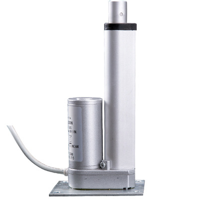 电动推杆伸缩杆平座平底座平面微型12v24v往复大推力小型推杆电机