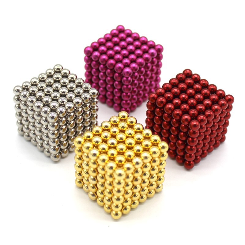 抖音同款3mm5mm巴克球厂家直销磁力球玩具钕铁硼磁球专卖