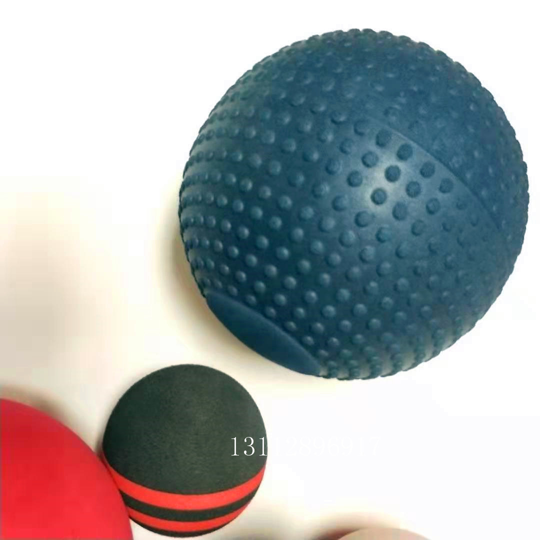 厂家直销环保材质加工定制单色混色哑铃球eva研磨彩虹球