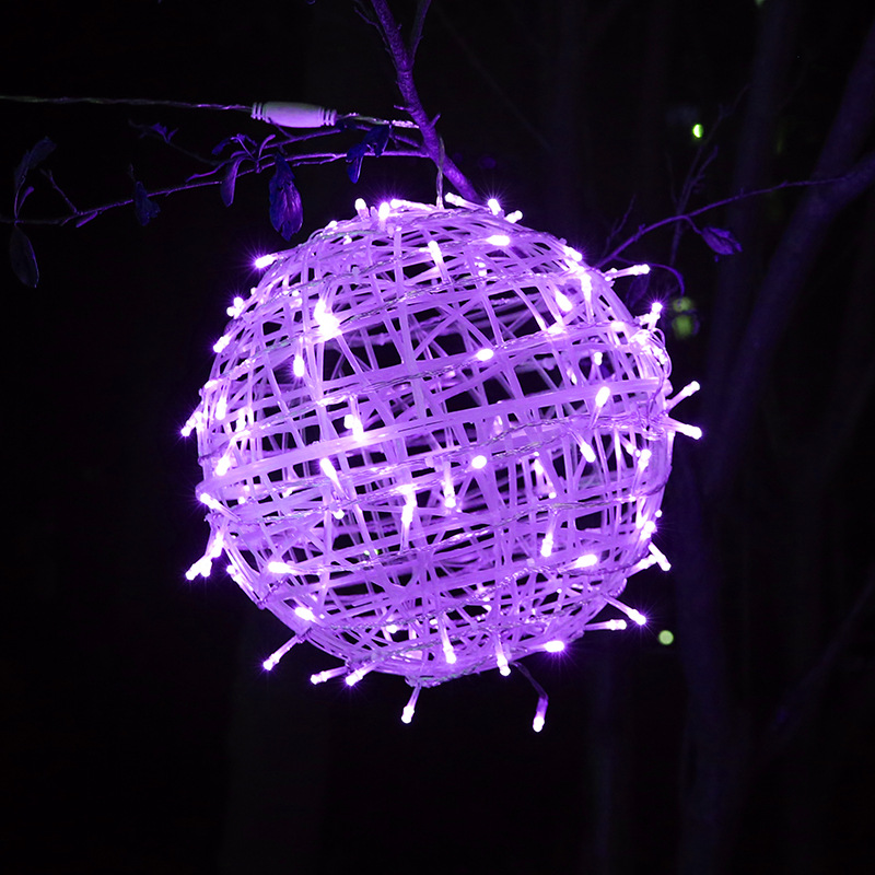 Vine Bal Ball Light Holiday Decoration Outdoor Ball Landscape Hanging Tree Ball Light Outdoor Lighting LED String Lights