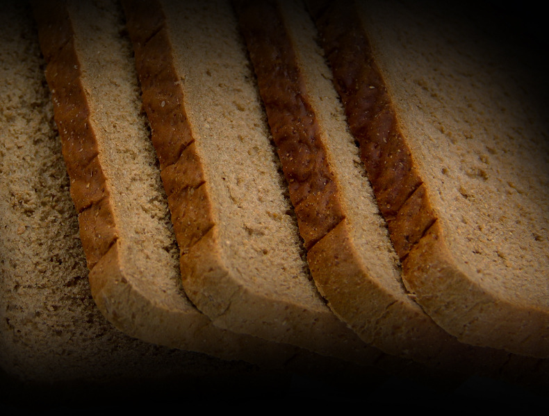 亚膳优选 全麦黑麦低脂无糖面包2斤/箱(一件代发)