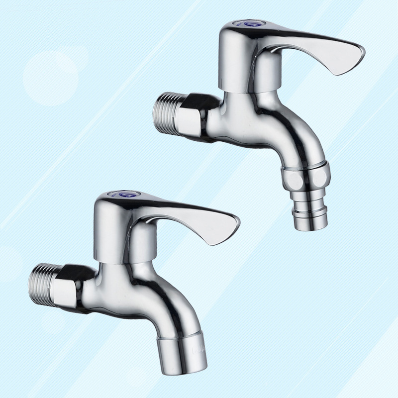 Copper Washing Machine Faucet Home Balcony Bathroom Pointed Single Cold 4 Points Washing Machine Mop Pool Faucet Wholesale