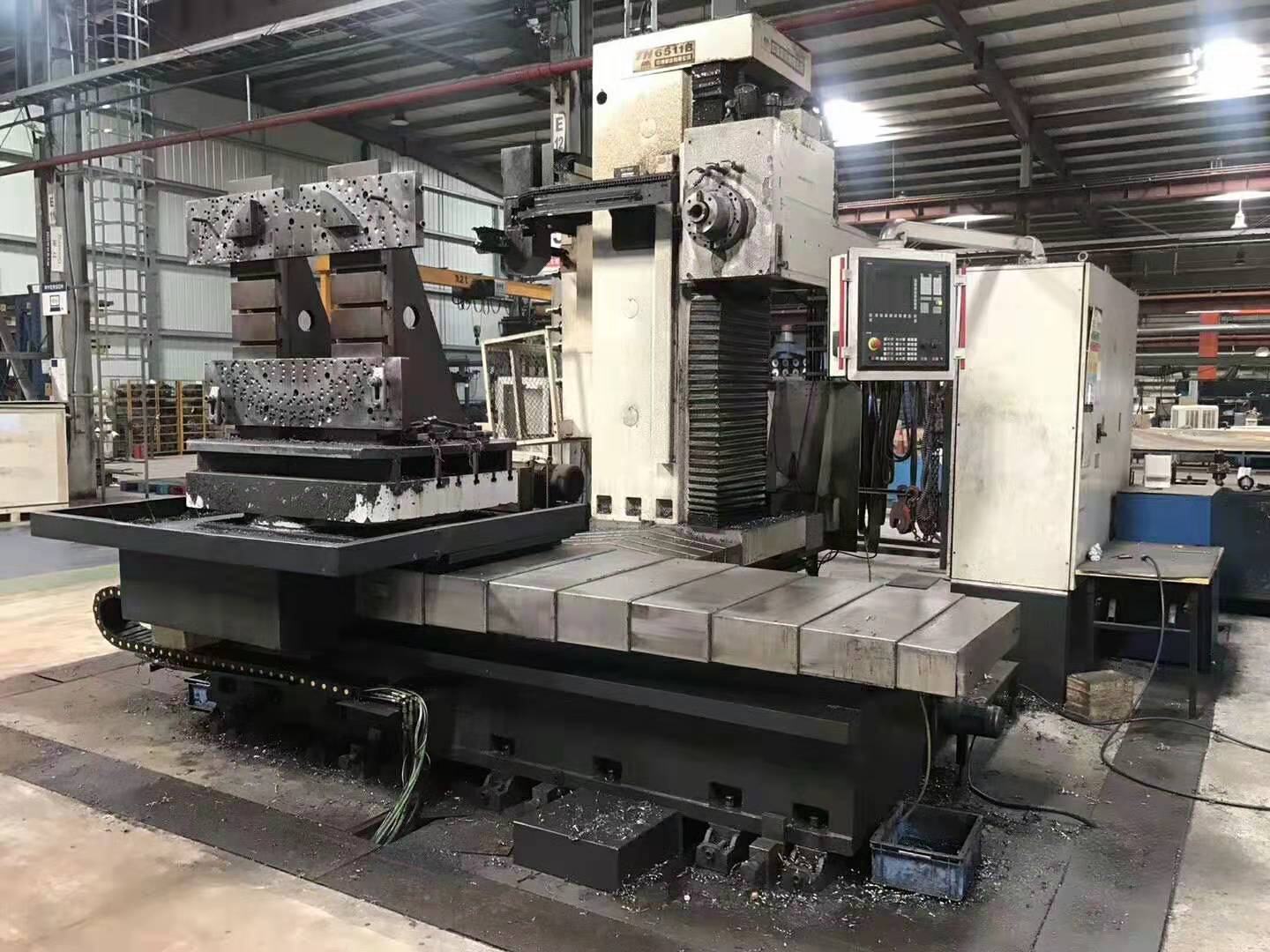 闲置不用处理二手[中捷th6511b数控卧式铣镗床]二手铣镗床