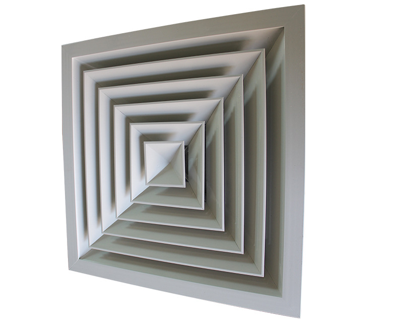 厂家吊顶式散流板供应方型散流罩扩散孔板送风箱风口高效过滤器