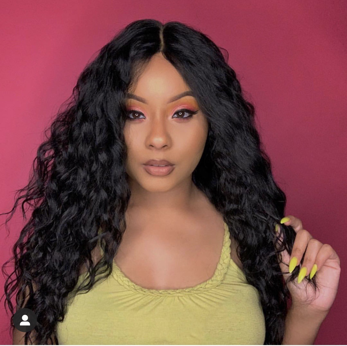 假发 欧美非洲小卷发缠管扭曲长卷发蓬松爆炸头中长发黑色发套