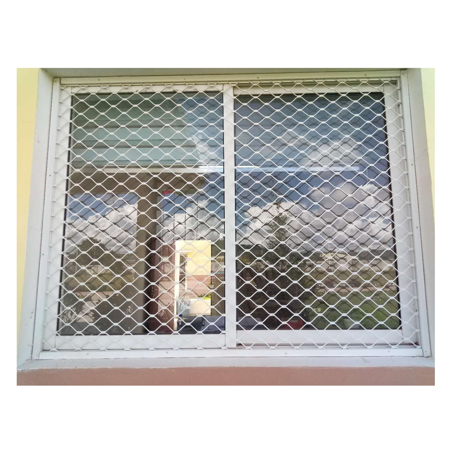 菱形铝合金窗户防盗网
