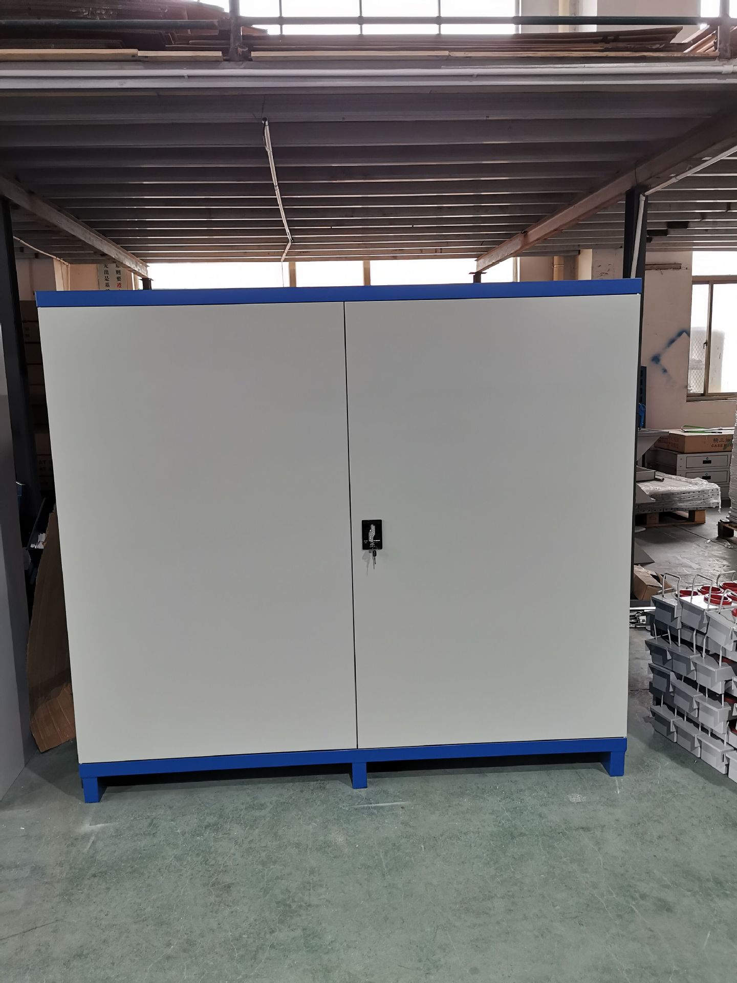 重型双开门车间抽屉式工具柜可定制储物柜五金工具置物柜铁皮柜子