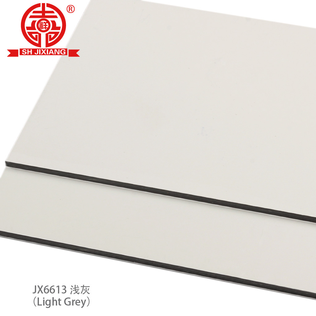上海吉祥铝塑板浅灰3mm4mm内外幕墙门头招牌吊顶干挂铝塑复合板