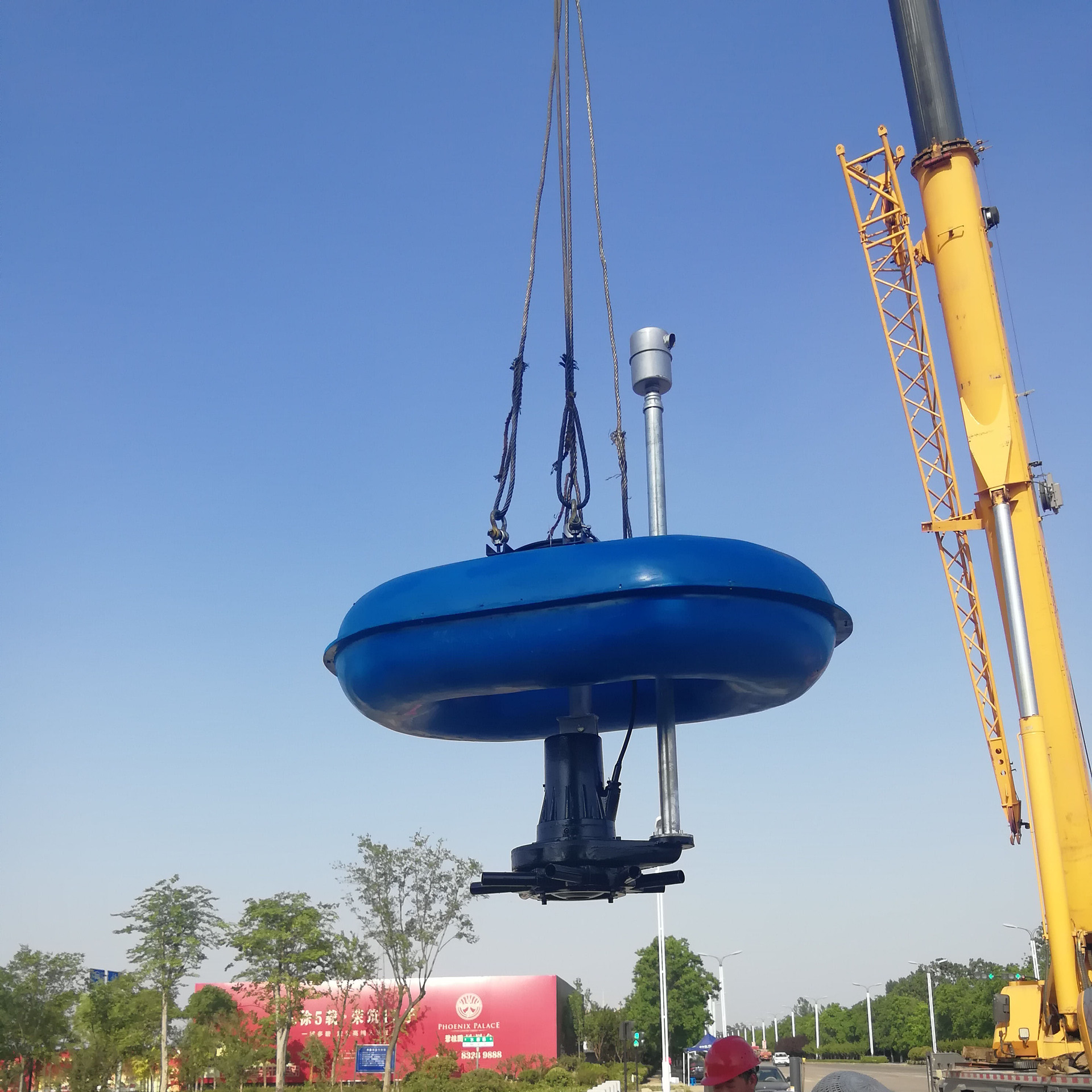 浮筒曝气机河道增氧曝气机污水治理增氧机