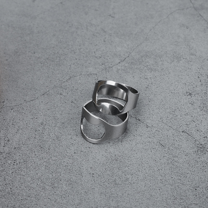 不锈钢戒指指环易拉环手指碑酒开瓶器 启瓶器 汽水饮料起酒器具