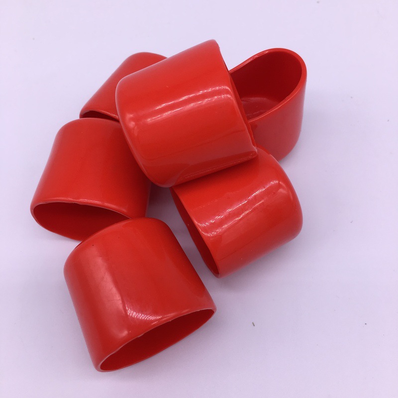 内径30mm圆形浸塑管外橡胶保护套铁管外塞铁线保护帽铁线套保护帽