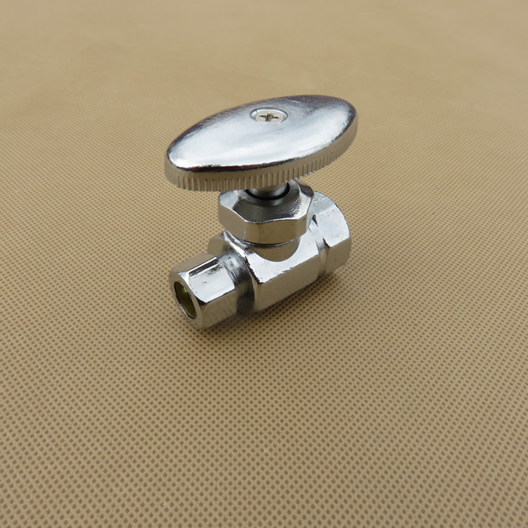 卡套式针阀 全铜镀镍 硬管 铜管 高压阀门 双卡套 截止阀