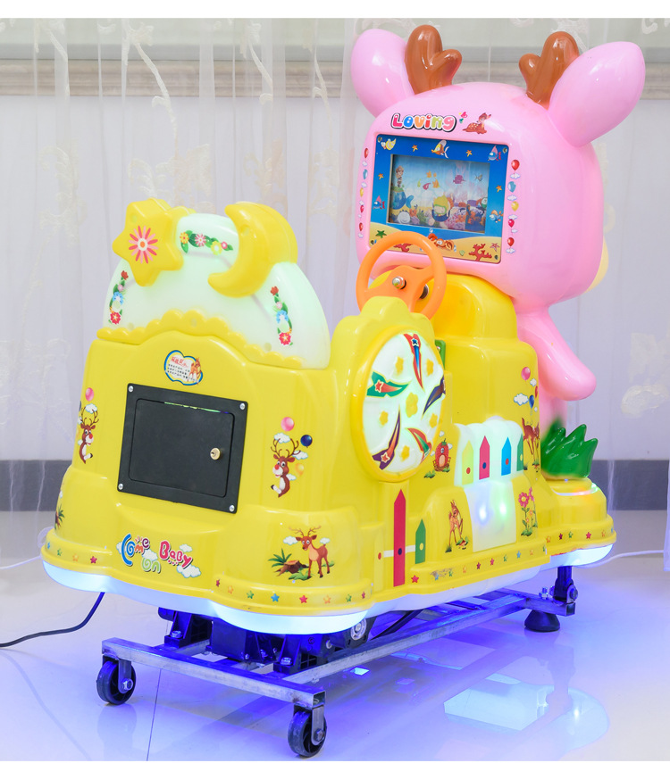 2015新款投币猫和老鼠摇摇车 厂家直销儿童电动迪士尼摇摆机