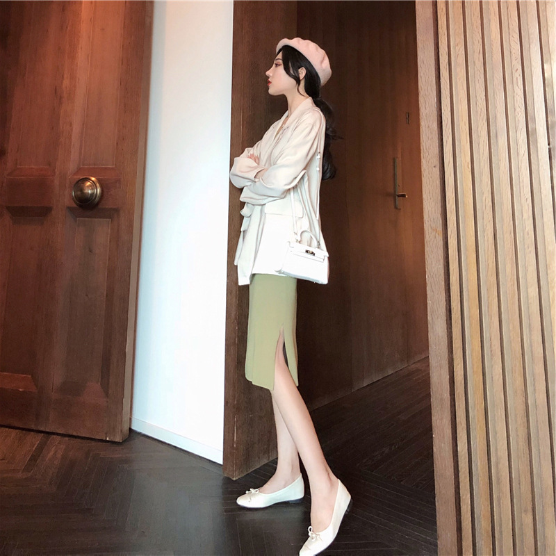 2019早秋新款减龄很仙的套装女时尚泫雅两件套裙子洋气网红初秋季