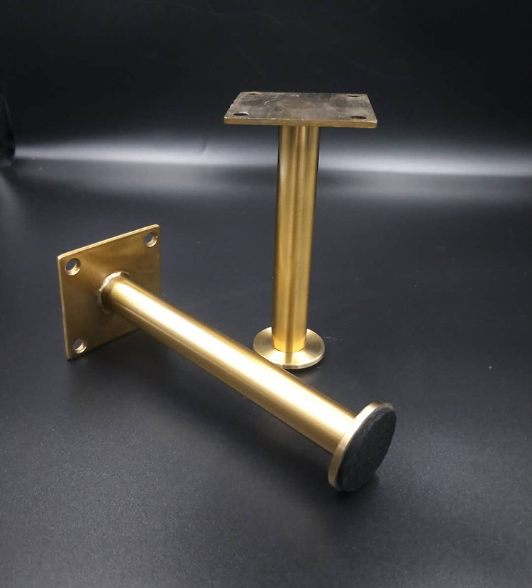 不锈钢浴室柜子脚可调节金属脚支撑腿金色沙发脚轻奢五金家具地脚