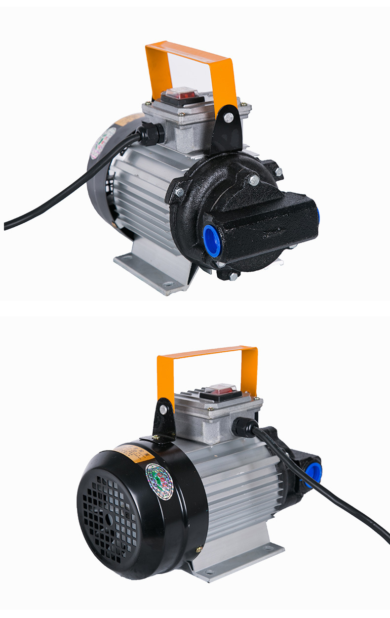 自吸齿轮油泵 220v手提式电动抽油泵 小型防爆抽高粘度机油柴油泵