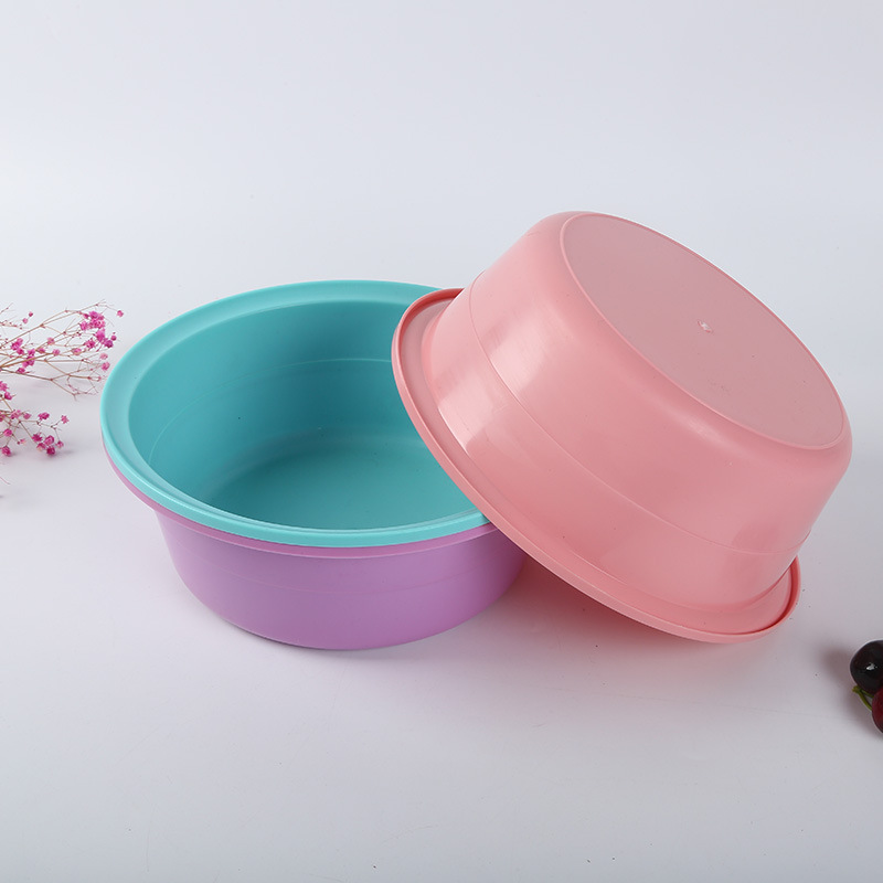 Factory Supply Low Price Multi-Color Optional School Plastic Basin Washbasin Household Plastic Basin Plastic Basin Supply