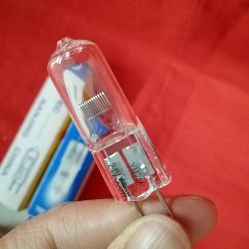 卤钨灯泡 机床工作灯珠仪器小灯泡 两针插脚插泡