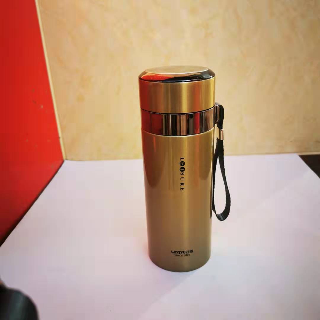 亚泰304真空不锈钢保温杯商务办公泡茶杯男女便携车载大容量水杯