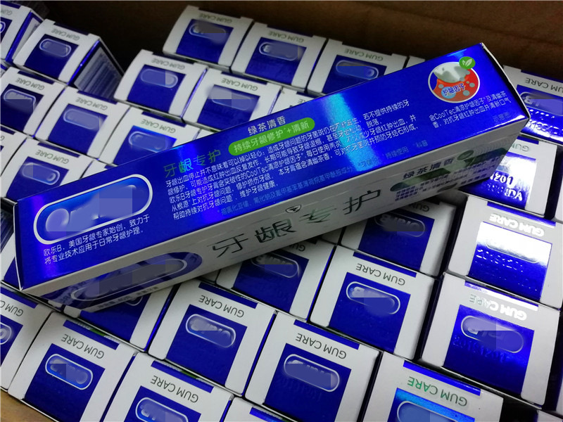 40g户外家用健齿护龈礼品促销地摊牙膏 透明水晶颗粒二氧化硅膏体