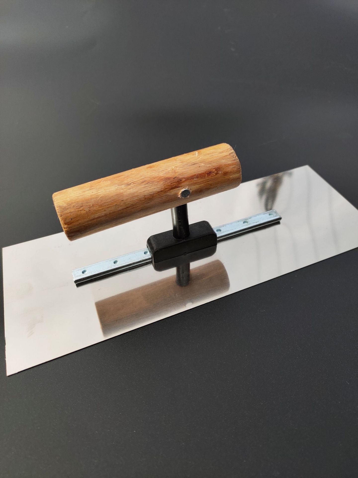 厂家批发不锈钢油漆工小牛泥抹子抛光镜面装饰涂料小方抹泥板刀