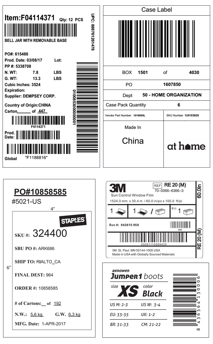 打印出口外箱标签唛头贴纸定制作箱唛定做唛头贴纸印刷出口外箱贴