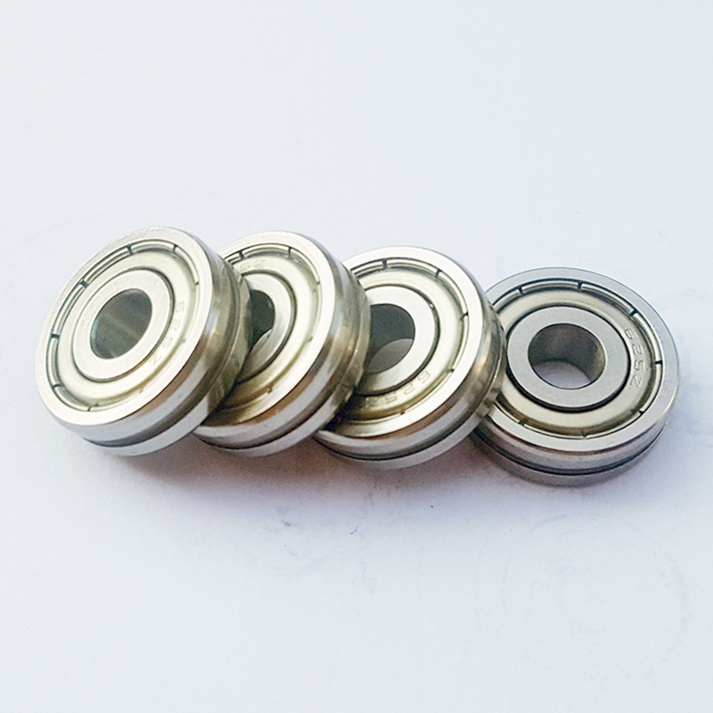 供应外径带v槽轴承v626zz 导线槽轴承6*19*6mm轴承 90度或120度