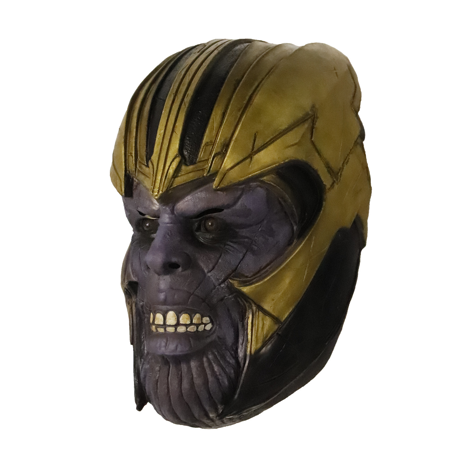 紫色头盔灭霸头套漫威周边cosplay道具万圣节面具舞会角色扮演