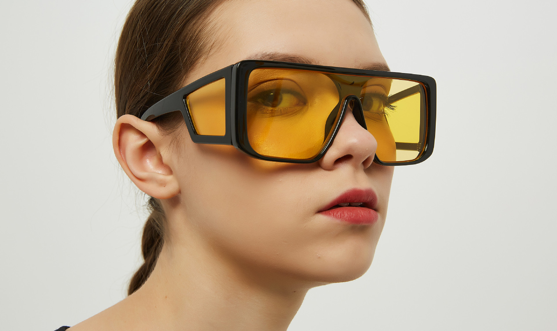 s3099框酷炫朋克个性太阳镜女 韩版时尚方形大墨镜男