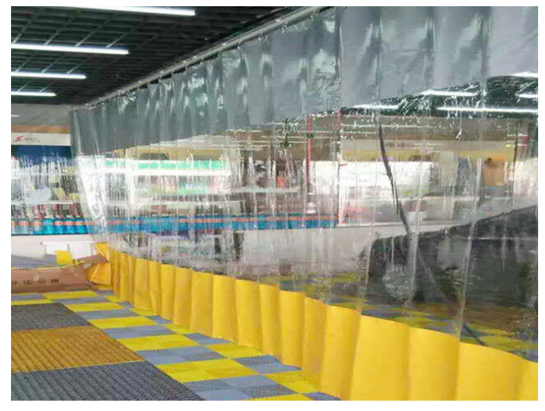 现货供应pvc透明软帘 透明牛津布门帘防潮防尘软门帘量大优惠