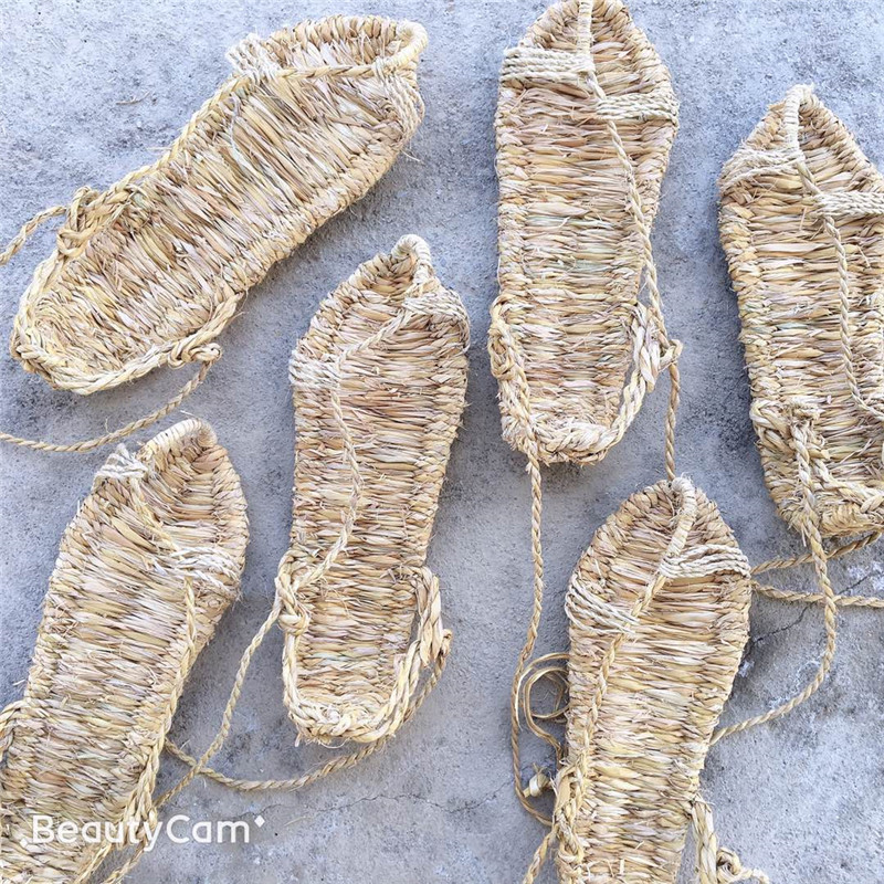 厂家直销 手工编织漂流草鞋 舒适透气防滑漂流鞋 复古红军鞋批发