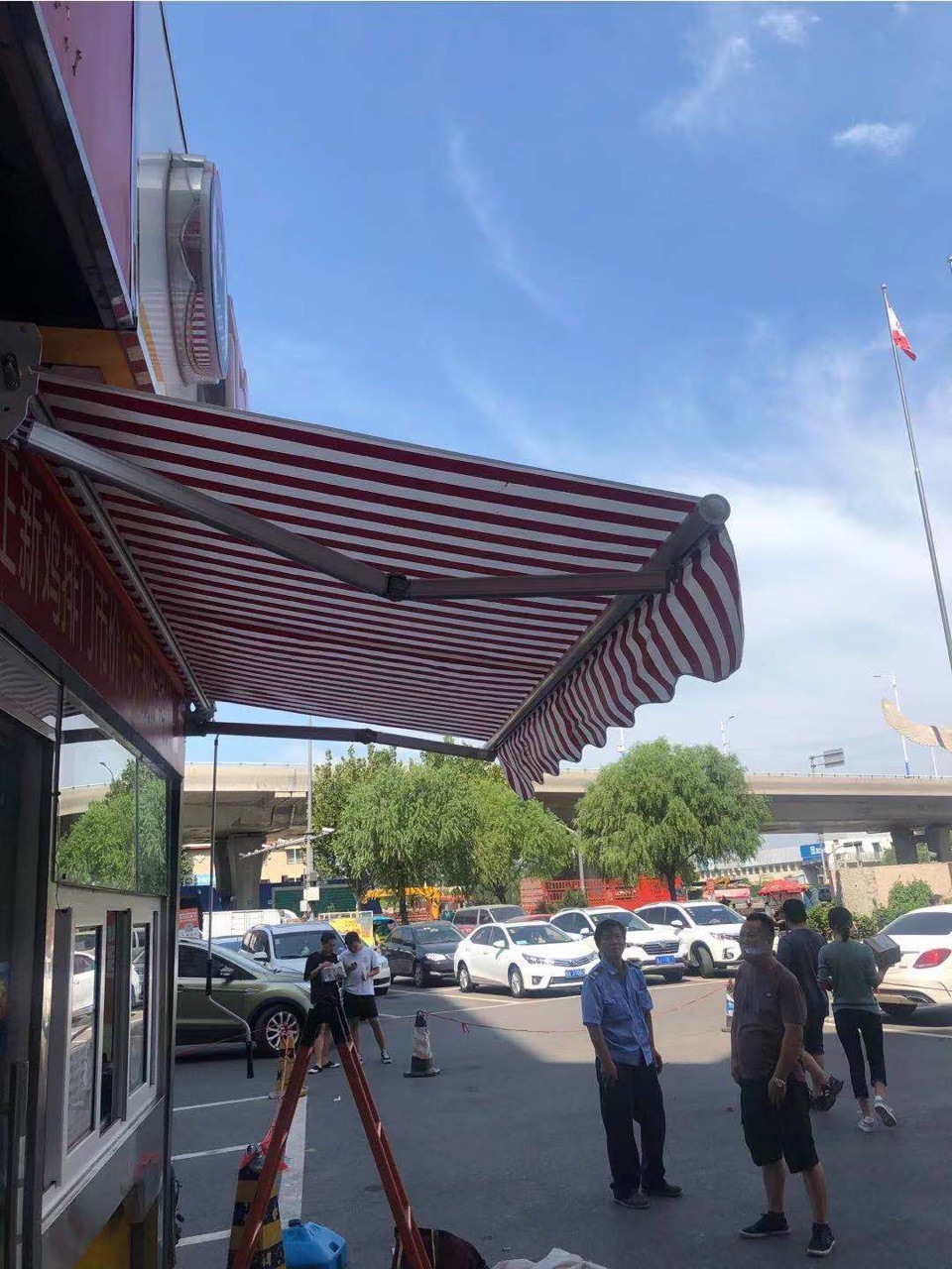 2019年新款铝合金伸缩蓬窗户遮阳篷阳光房电动天幕法式蓬固定蓬