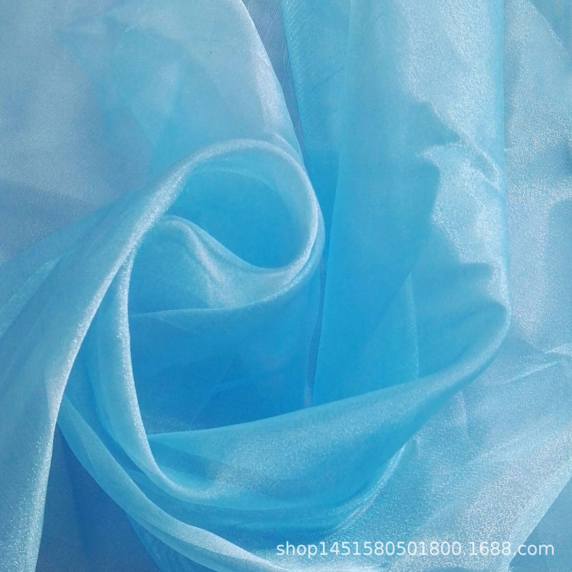 现货高密度欧根纱3060纱布面料舞台服饰纱布软手感三根纱布料