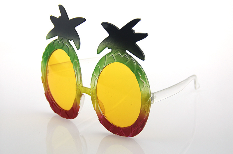 专业生产外贸厂家 沙滩party派对舞会镜 菠萝个性造型搞怪眼镜