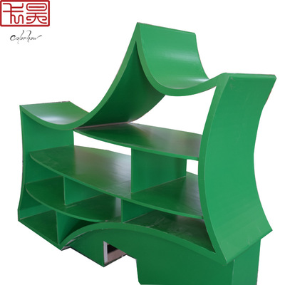 超市商场陈列木质烤漆异形展示架 商品样品展示架