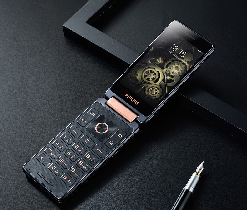 philips/飞利浦 s351f 移动联通双4g智能老年人手机 商务翻盖手机