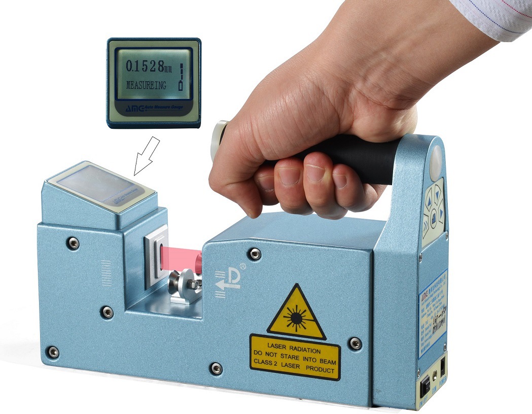 激光测径仪器奥美加手持式便携式lgp-0510电线激光外径直径测径仪