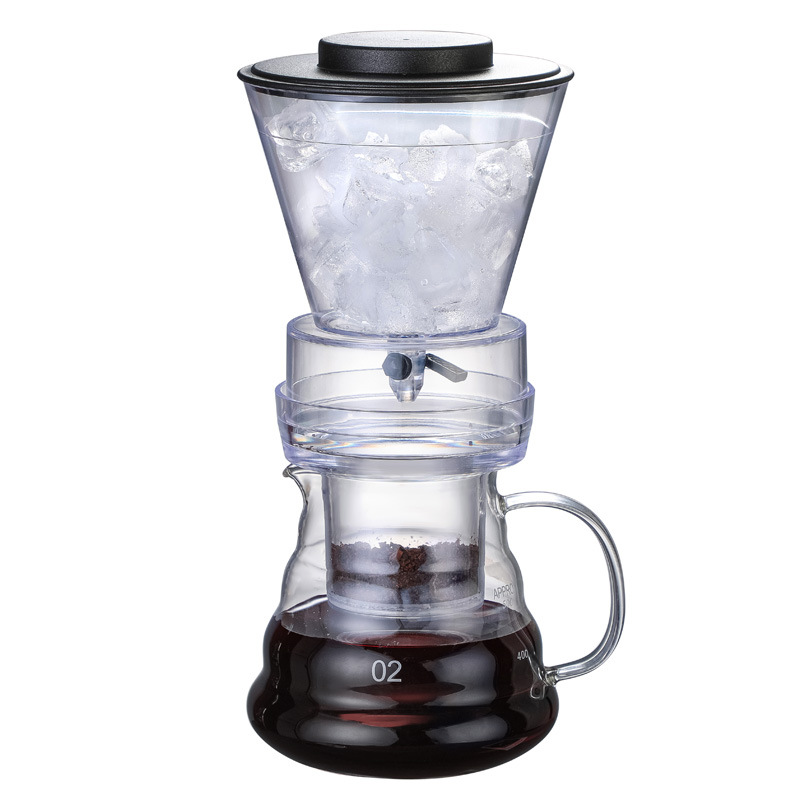 Factory Wholesale Ice Drip Coffee Pot Glass Coffee Maker Cold Extraction Pot Coffee Sharing Pot Drip Type Ice Brewing Coffee Machine