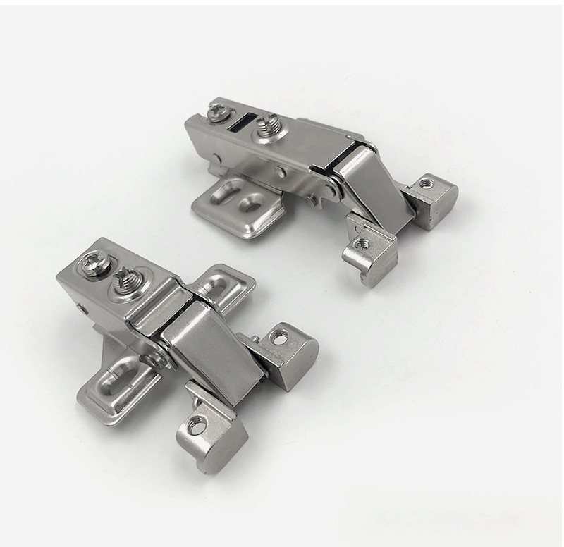 厂家直销铝框门全盖半盖内嵌 窄侧板阻尼铰链 短臂缓冲玻璃门合页