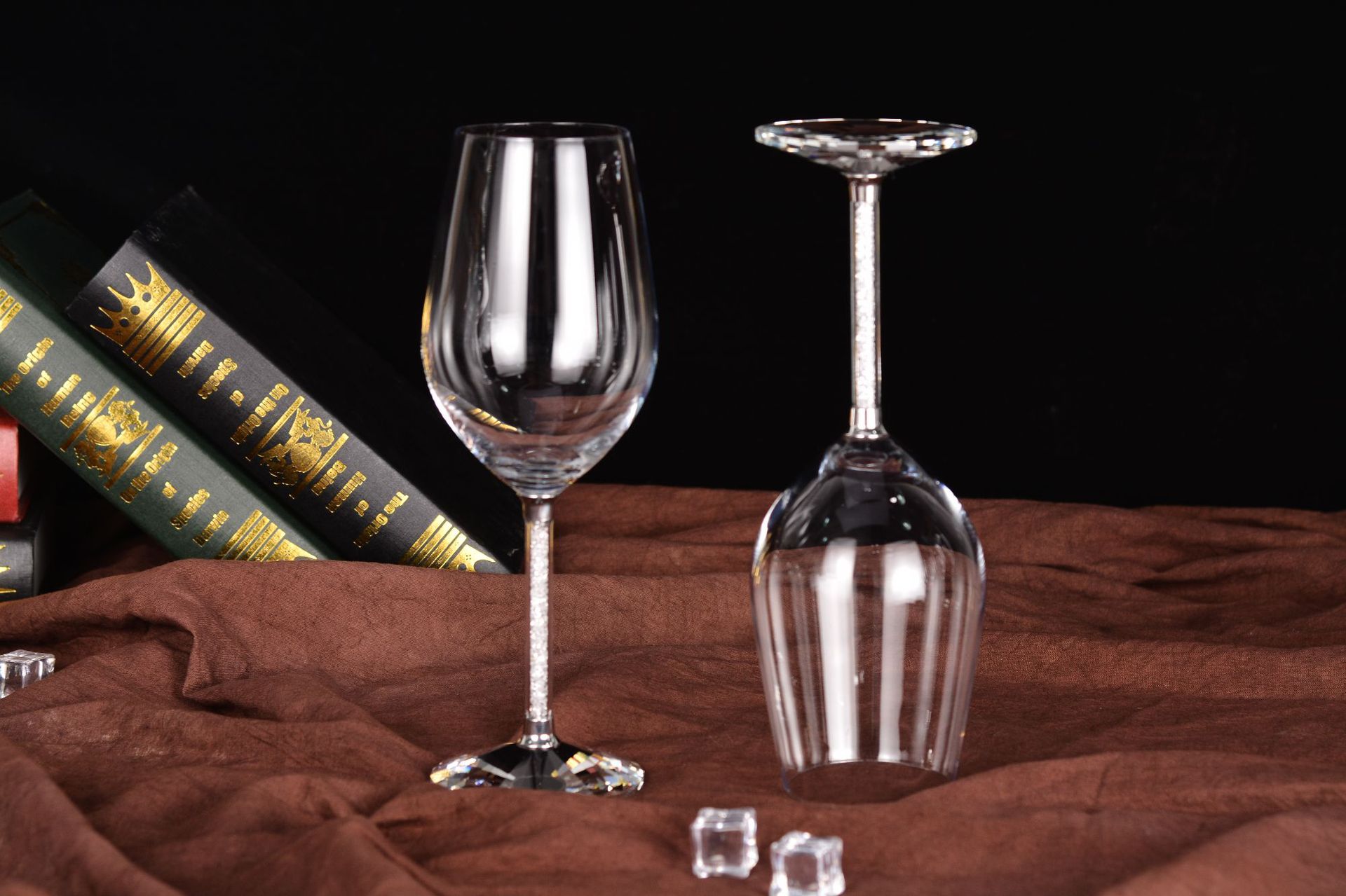 创意钻石红酒杯调酒器套装水晶玻璃高脚杯红酒架欧式酒具厂家直销