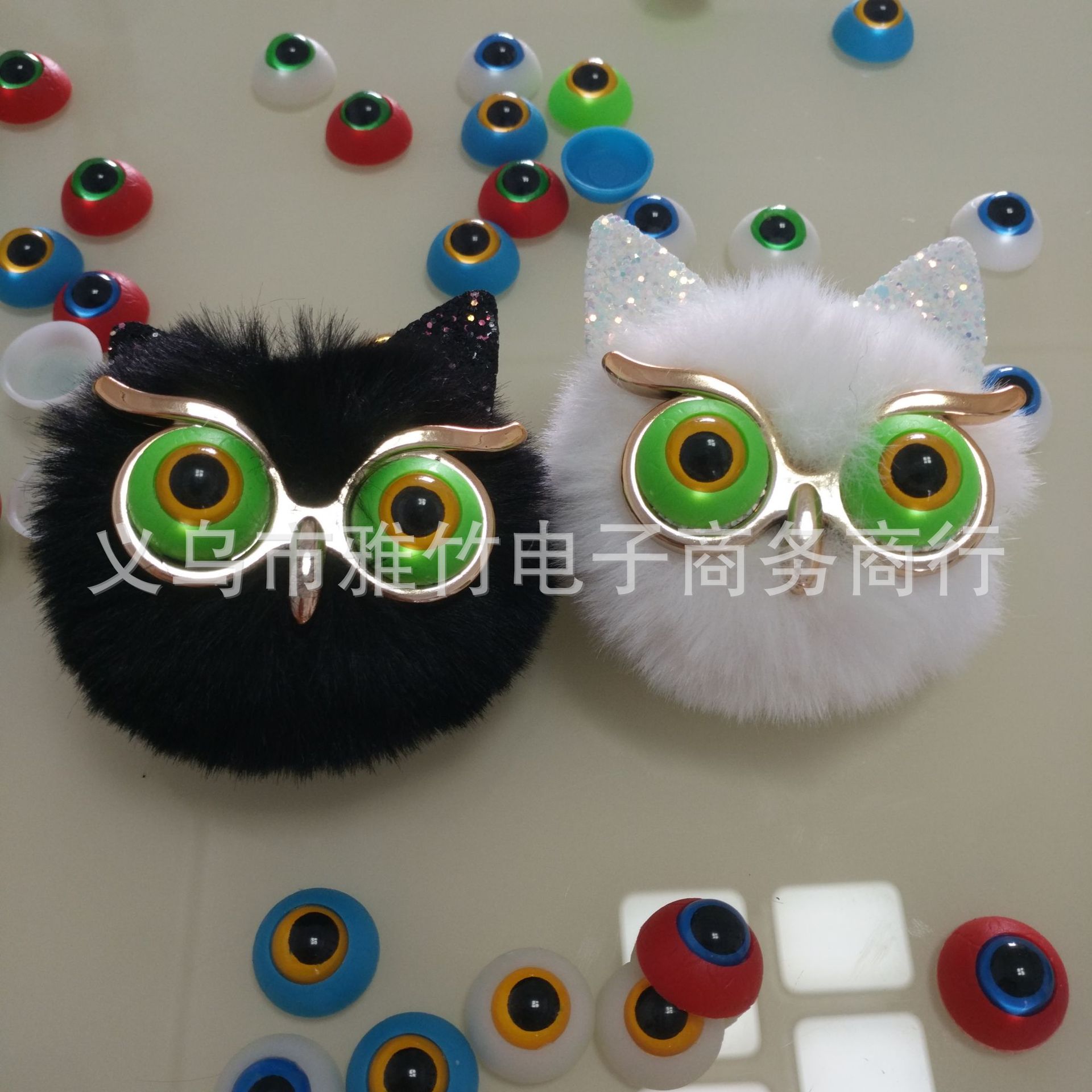 New Halloween Eye Beads Multi-Color Doll Eyes Simulation Eye Beads Vinyl Toy Plastic Eyes 3D Eye Wholesale