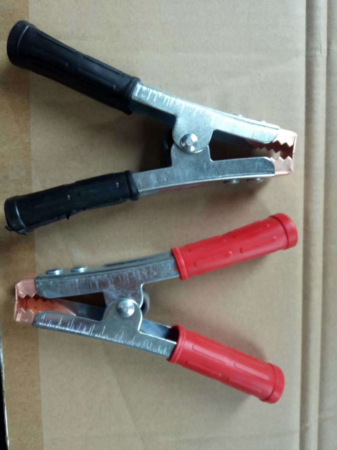 厂家生产纯铜电瓶夹电瓶充电夹蓄电池夹子