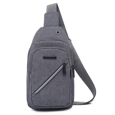 男士胸包小背包胸前包韩版运动户外旅行男包防水跨包男休闲斜挎包